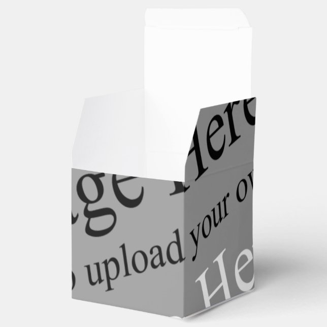 Custom Image Party Favour Box (Opened)