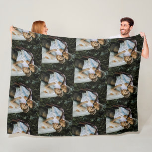 Custom Image Pattern Warm Fleece Blanket Design