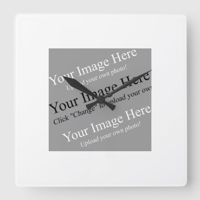 Custom Image Wall Clock (Front)