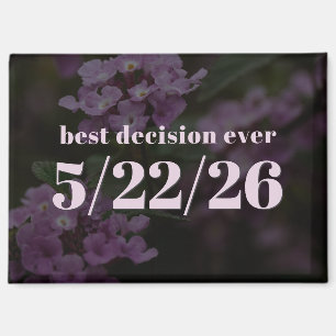 Custom Important Date (Anniversary Gift) Magnet