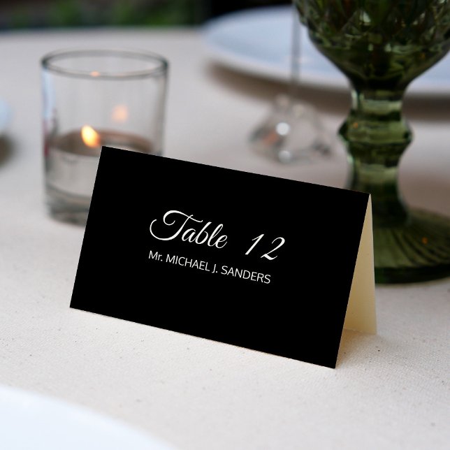 Custom individual guest name wedding place card  (Creator Uploaded)