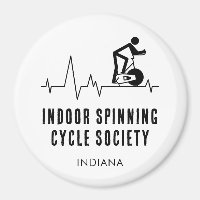 Custom Indoor Spinning Cycle Society Heartbeat Fun