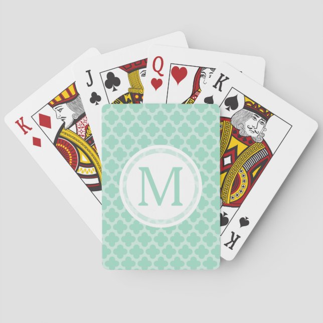 Custom Initial Bicycle® Playing Cards (Back)