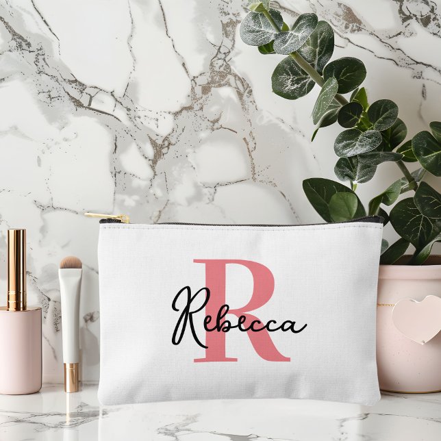 Custom Initial Bridal Party Personalised Makeup Accessory Pouch (Creator Uploaded)