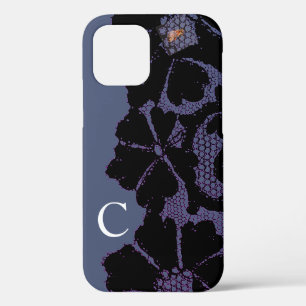  CUSTOM INITIAL CASE-MATE CASE BLACK LACE DESIGN