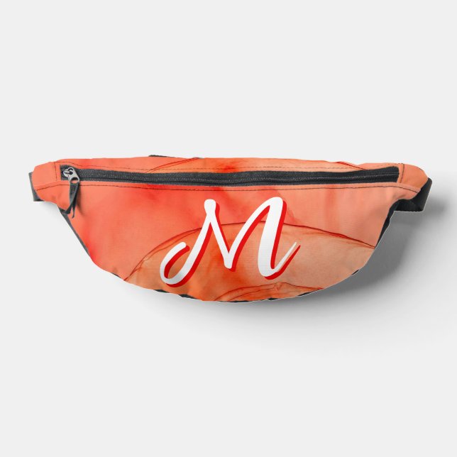 Custom Initial Cosmetic Bag and Pencil Case (Lay Down)