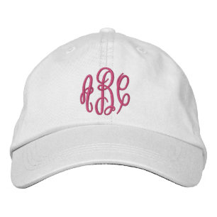 Custom Initial Monogram Embroidered Hat