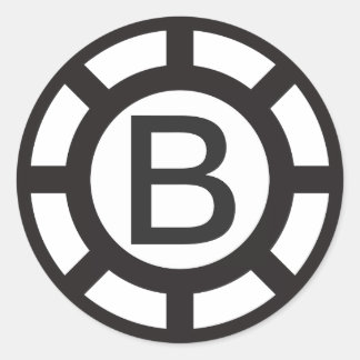 Custom Initial Monogrammed sticker