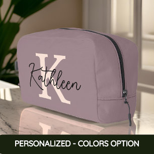 Custom Initial Name Makeup Bag Gift for Mum