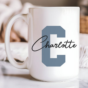 Custom initial name mug, Bridal shower, Birthday Coffee Mug