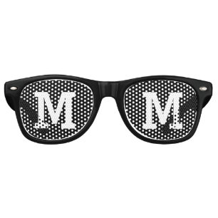Custom Initial Retro Sunglasses