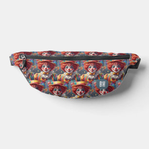 Custom Initials Monogram Clowns Bum Bags