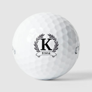 Custom Initials & Monograms, Personalised Callaway Golf Balls
