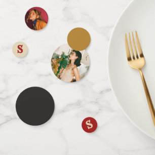 Custom Initials & Photo Party Décor Confetti