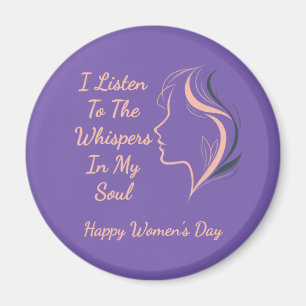 Custom Inspirational Purple Magnet