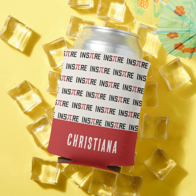 Custom InsPire Pi day | Happy Pi day Math Gifts Can Cooler (In Situ Summer)