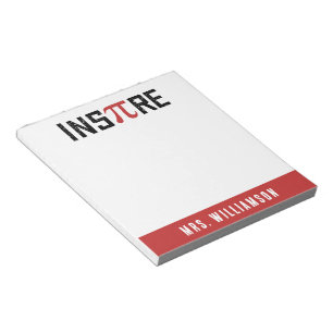 Custom InsPire Pi day   Happy Pi day Math Gifts Notepad