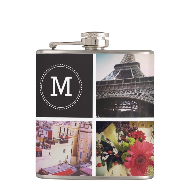 Custom Instagram 7 Photo Flask (Front)