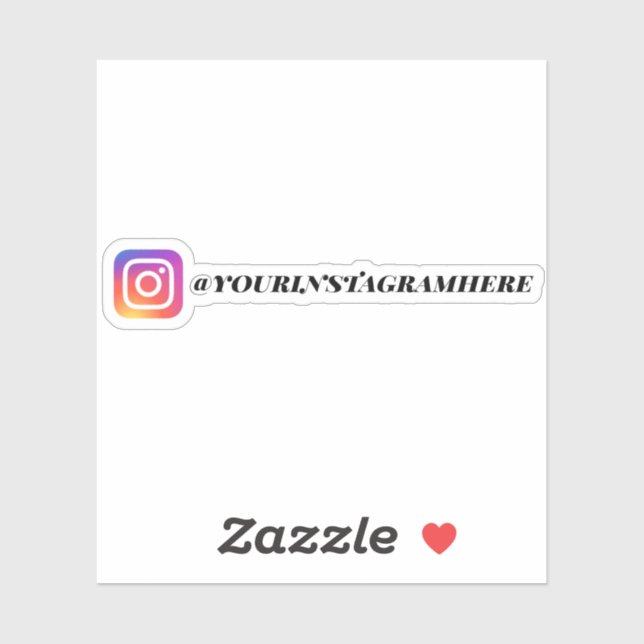 Custom Instagram Social Media (Sheet)