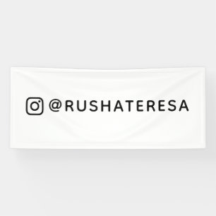 Custom Instagram Social Media Branding Banner