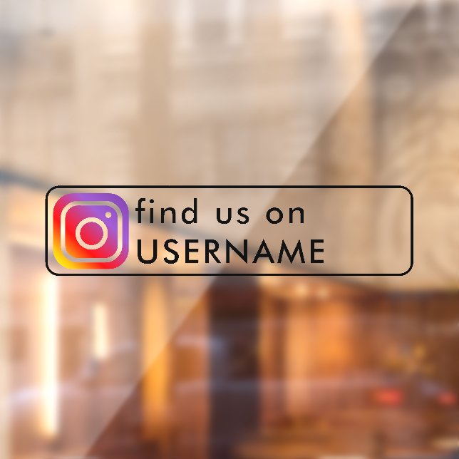 custom instagram social media car window sticker (Sheet 2)