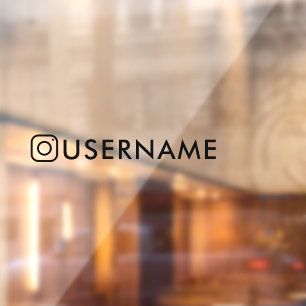 custom instagram sticker for car window sticker