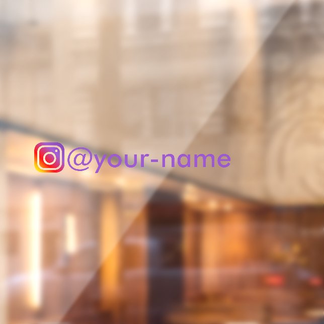 custom instagram sticker for car window sticker (Sheet 2)