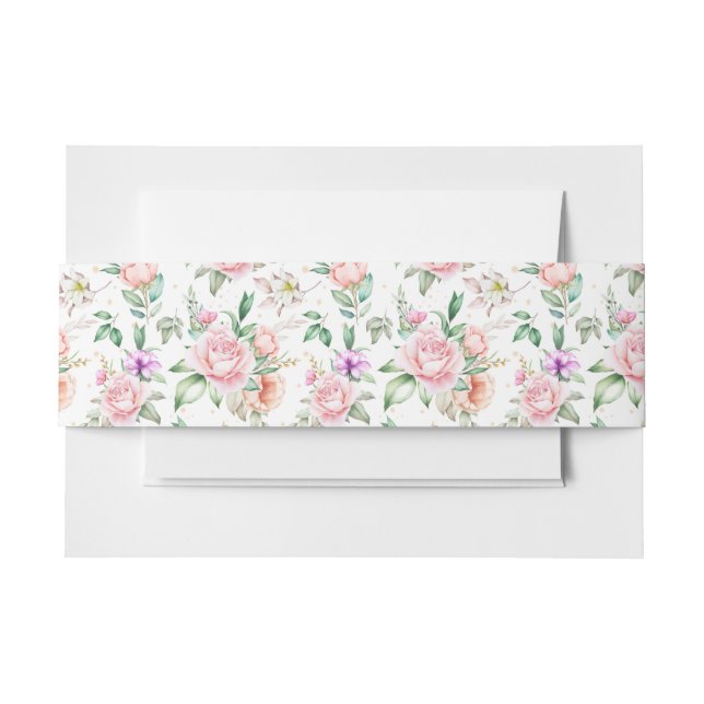 Custom Invitation Belly Band (Front Example)