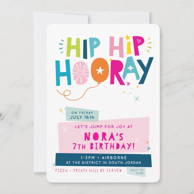 CUSTOM invitation design for NORA (Front)