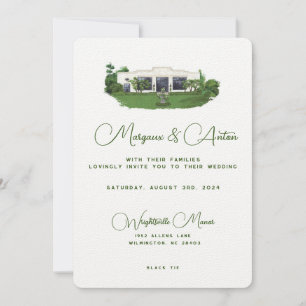Custom Invitation- Wrightsville Manor NC Invitation