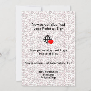 Custom Invitations Elegant 5x7 Flat Cards