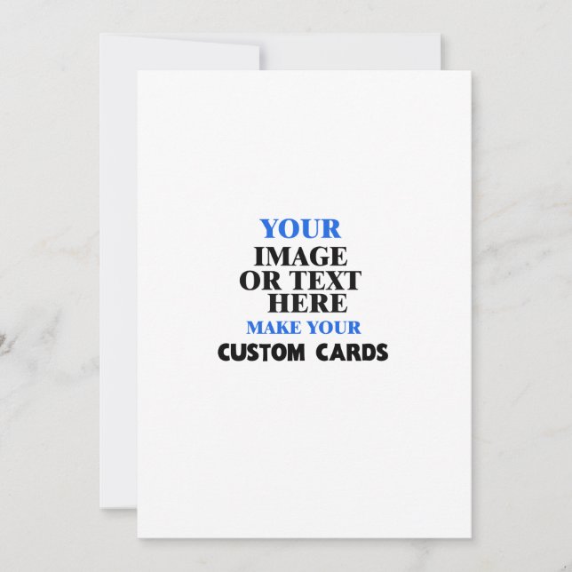 Custom Invitations - Personalised Announcements (Front)