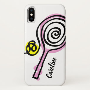 Custom iPhone 10 case design for tennis players