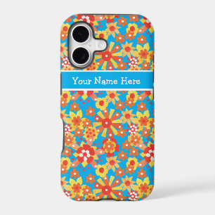 Custom iPhone 5 Case-Mate, Ditzy Orange Flowers