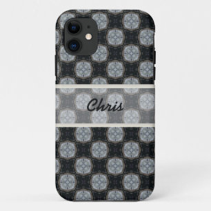 Custom Iphone Black Grey case