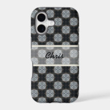 Custom Iphone Black Grey case