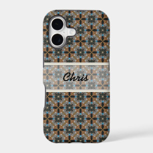 Custom Iphone Brown Red phone case