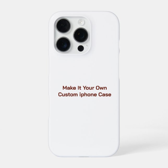 Custom  iPhone case (Back)
