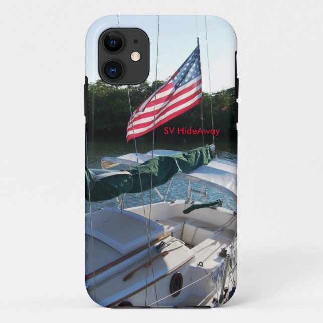 Custom iPhone Tough Extreme Case Sailing HideAway (Back)
