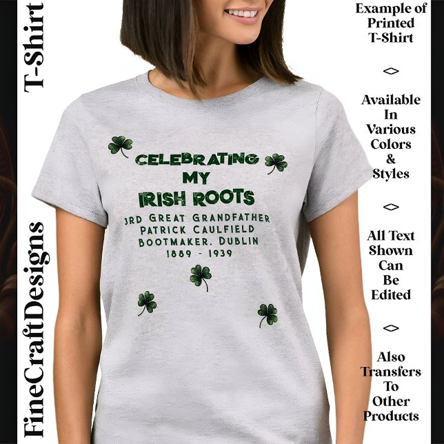 Custom, Irish DNA, Ancestors, St Patrick’s Day 09 T-Shirt (Creator Uploaded)