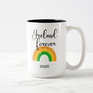 Custom Irish Mug 15 oz two tone