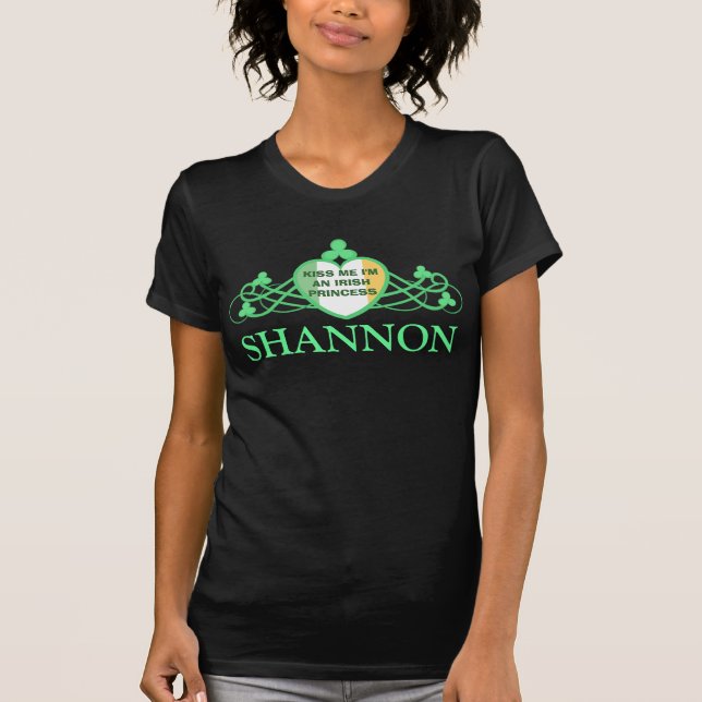 Custom Irish Princess St. Patrick's Day T-Shirt (Front)