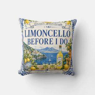 custom italian lemon bachelorette Bridal party Cushion
