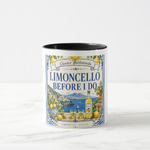 custom italian lemon bachelorette Bridal party Mug
