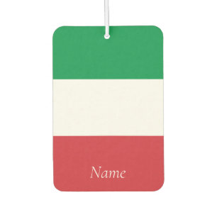 Custom Italy Flag Italian Flag Car Air Freshener