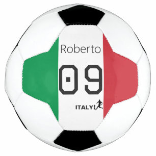 Custom Italy Soccer National Flag Colors Athlete  Ball