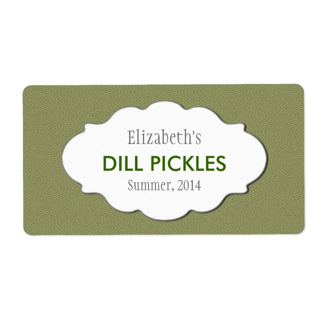 Custom Jam, Sauce, Canning or Product Labels (Front)