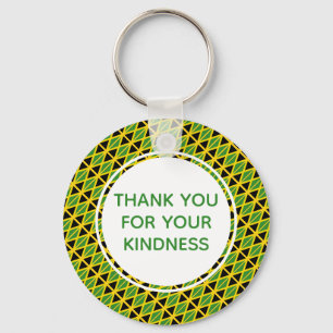 Custom Jamaica Flag Key Ring