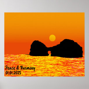 Custom Japan Landscape Travel Aesthetic Poster