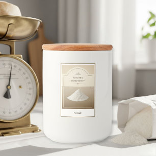 Custom Jar Label Set Smart Organization for Spices